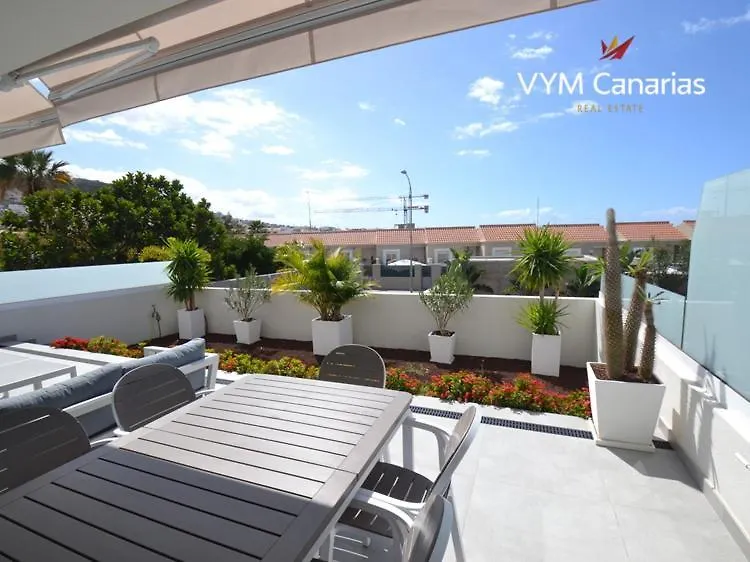 New Apartment In Las Terazzas De Costa Adeje. Big Terrace With A Garden, Heated Pool And Private Parking 스페인